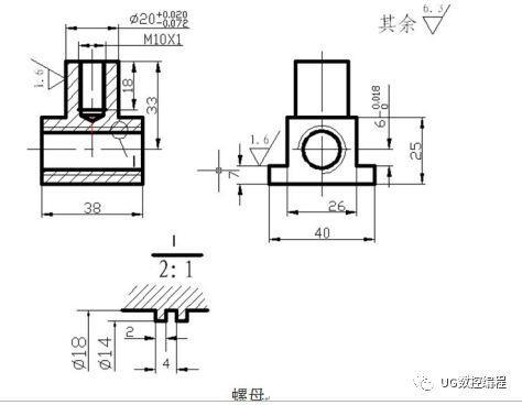 虎钳零件工程图