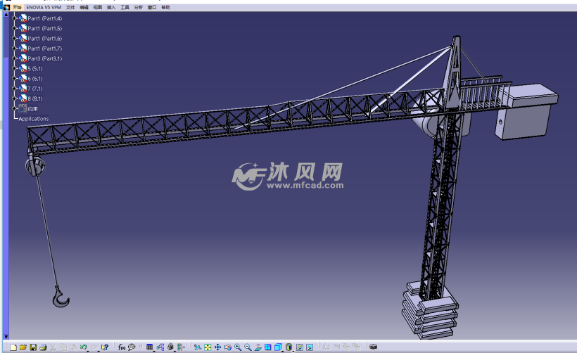 起重机模型制作