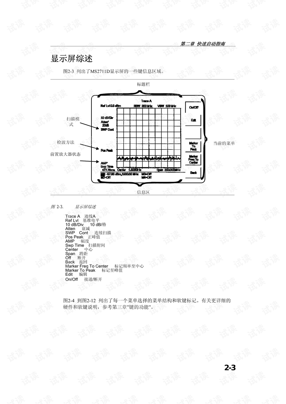 扫频仪使用方法